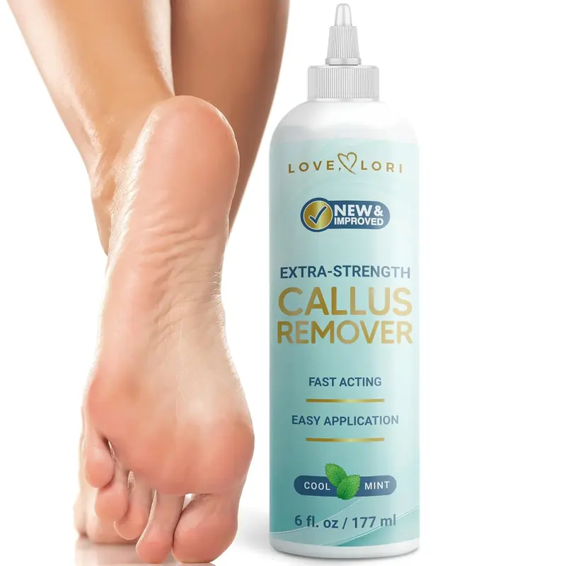 Callus Remover for Feet (Extra Strength) Foot Callus Remover Gel - Pedicure Tools for Feet Scrubber – Foot Care Spa Essentials, 6oz