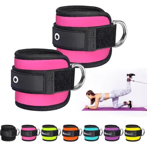 Ankle Strap for  Machine, Gym Ankle Cuff for Kickbacks,  Extensions, Glute Workouts, Booty  Abductors Exercise for Women and Men