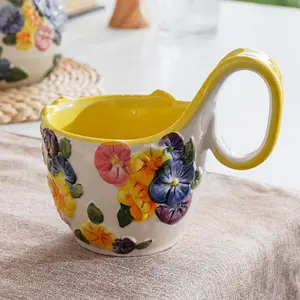 50 Fuya Life Series Ceramic Tableware Set, Farmhouse Style, Durable & Easy Clean, Ideal for Home & Gifts, Multiple Sizes Available, Porcelain Dinnerware Set