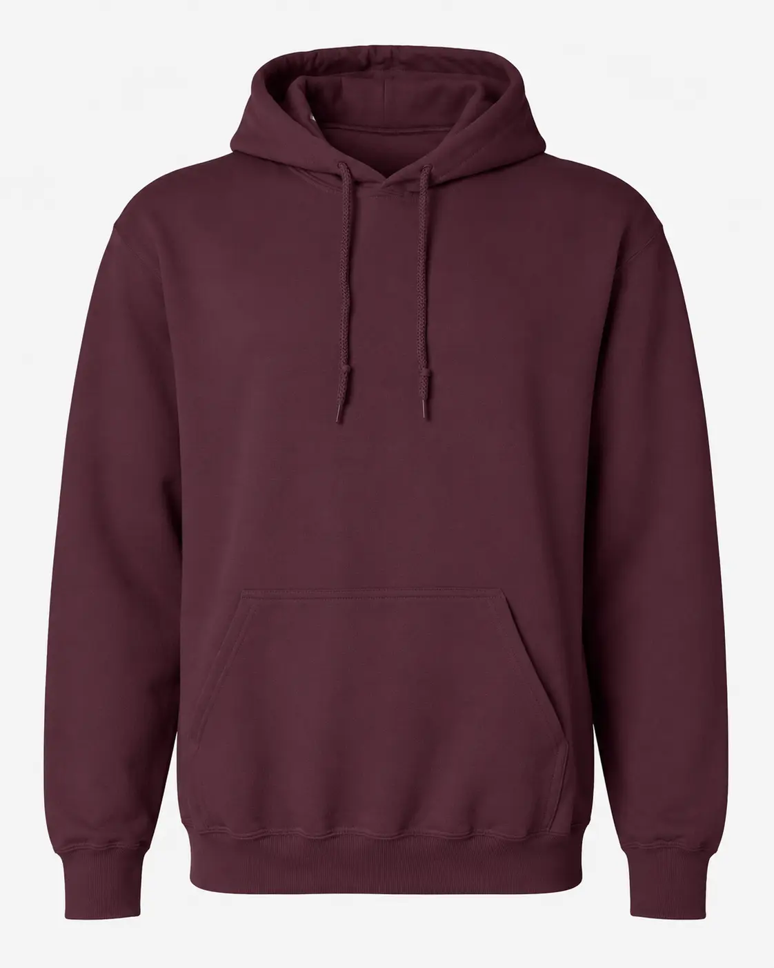 Gildan Men's Heavy Blend Maroon  Hooded Sweatshirt