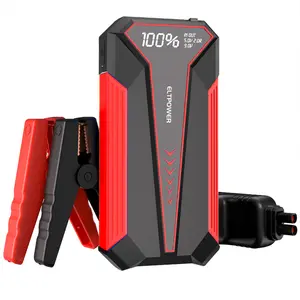 Car Battery Jump Starter, 1500A Peak Car Jumper Starter Battery Pack for Up to 5.0L Gas & 3.0L Diesel Engines, 12V Portable Jump Box with 3 Modes Flashlight and Jumper Cable