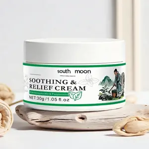 Herbal Soothing Cream with Honeysuckle & Peppermint Gentle Anti-Itch Ointment for Irritated Skin Cooling Moisturizer for Relief Moisturizing Daily Moisturizer