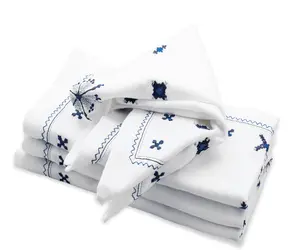 Cloth Napkins For Wedding -  Moroccan Embroidered Napkins