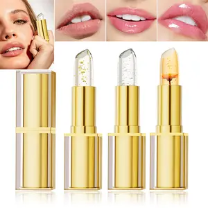 Transferproof Color Changing Lipstick, Long-Lasting Moisturizing Lip Balm for Women, Golden Crystal Magic Temperature Color Changing Lipstick, Nourishing Glossy Lip Gloss, Perfect Gift for Girlfriend for Birthday, Valentine's Day or Christmas