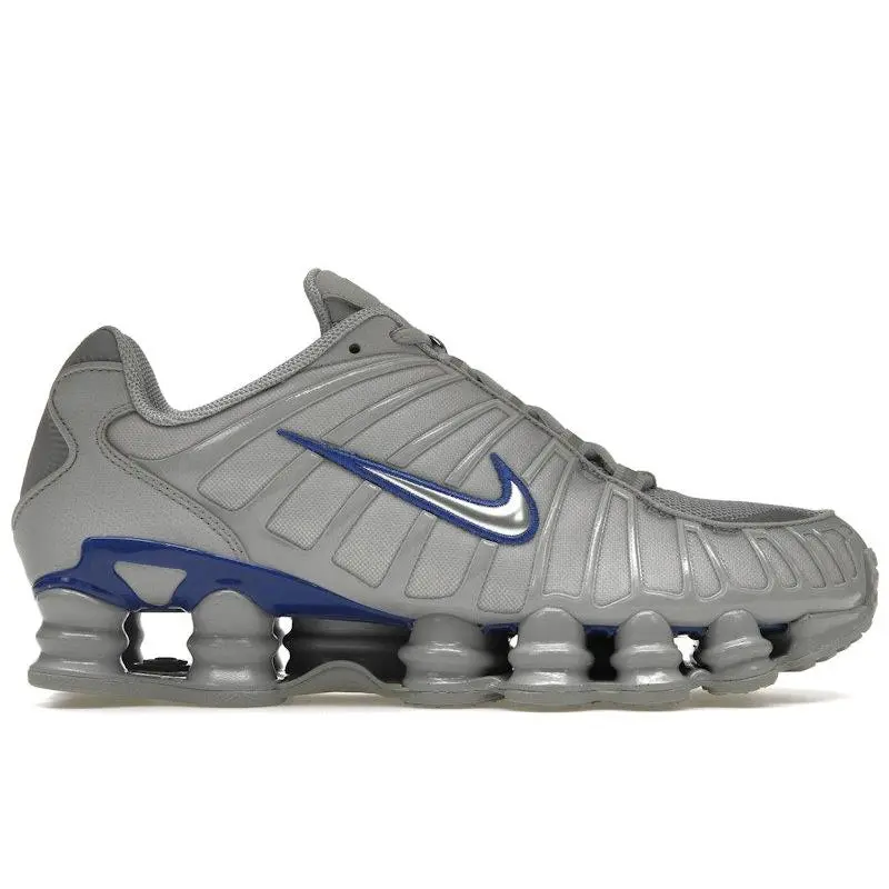 Nike Men's Shox TL Wolf Grey Metallic Silver Blue, from StockX