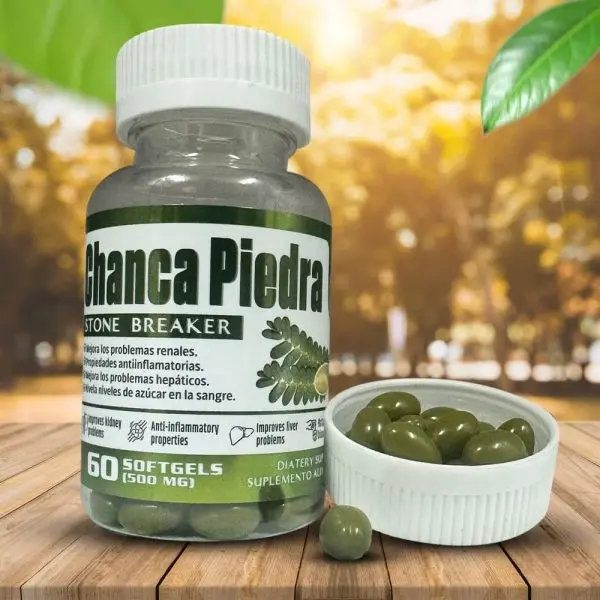 Chanca Piedra 500mg El Rompepiedras rompe piedras para tu Salud Renal y Hepática