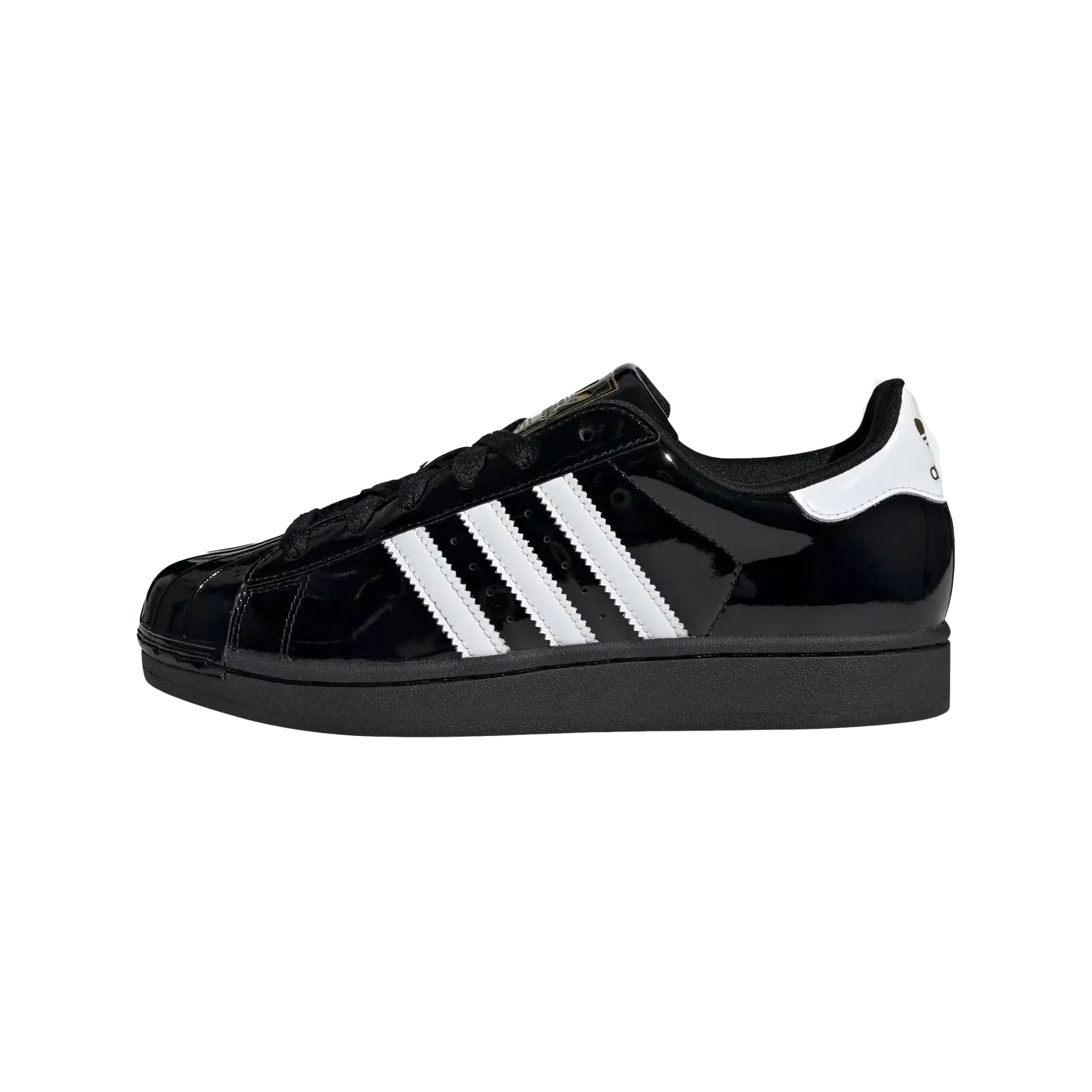 Superstar II WMNS "Core Black Cloud White Gold Metallic" JS4009
