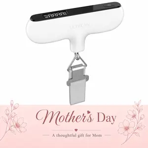 Ultrean Luggage Scale,Portable Digital Hanging Baggage Scale for Travel,Suitcase Weight Scale with Anti-Slip Grip,110 Pounds,,Battery Included