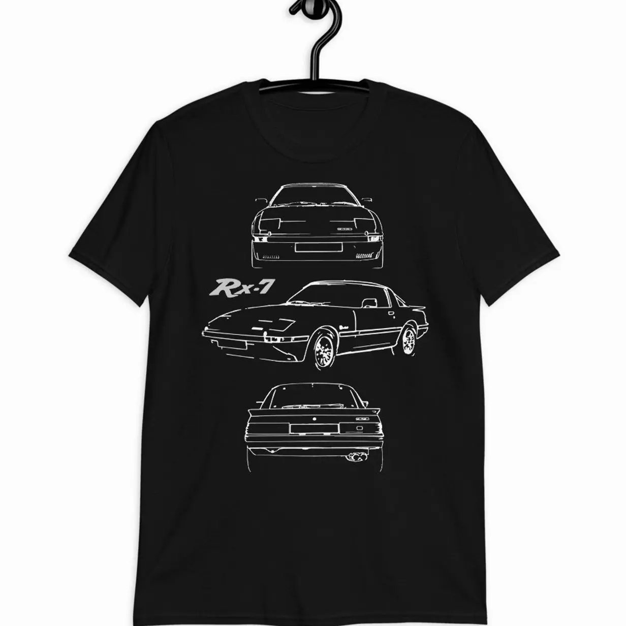 1985 Mazda RX-7 Vintage JDM Japanese Collector Cars Graphic T-Shirt Sweatshirt Hoodie, Car Enthusiast and Fans Gift