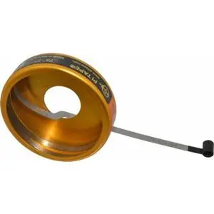 Made in USA 0.001 Inch Graduation, 3/4 to 7 Inch Measurement, Spring Steel Diameter Tape Measure 1/2 Inch Wide, 0.007 Inch Thick PO1