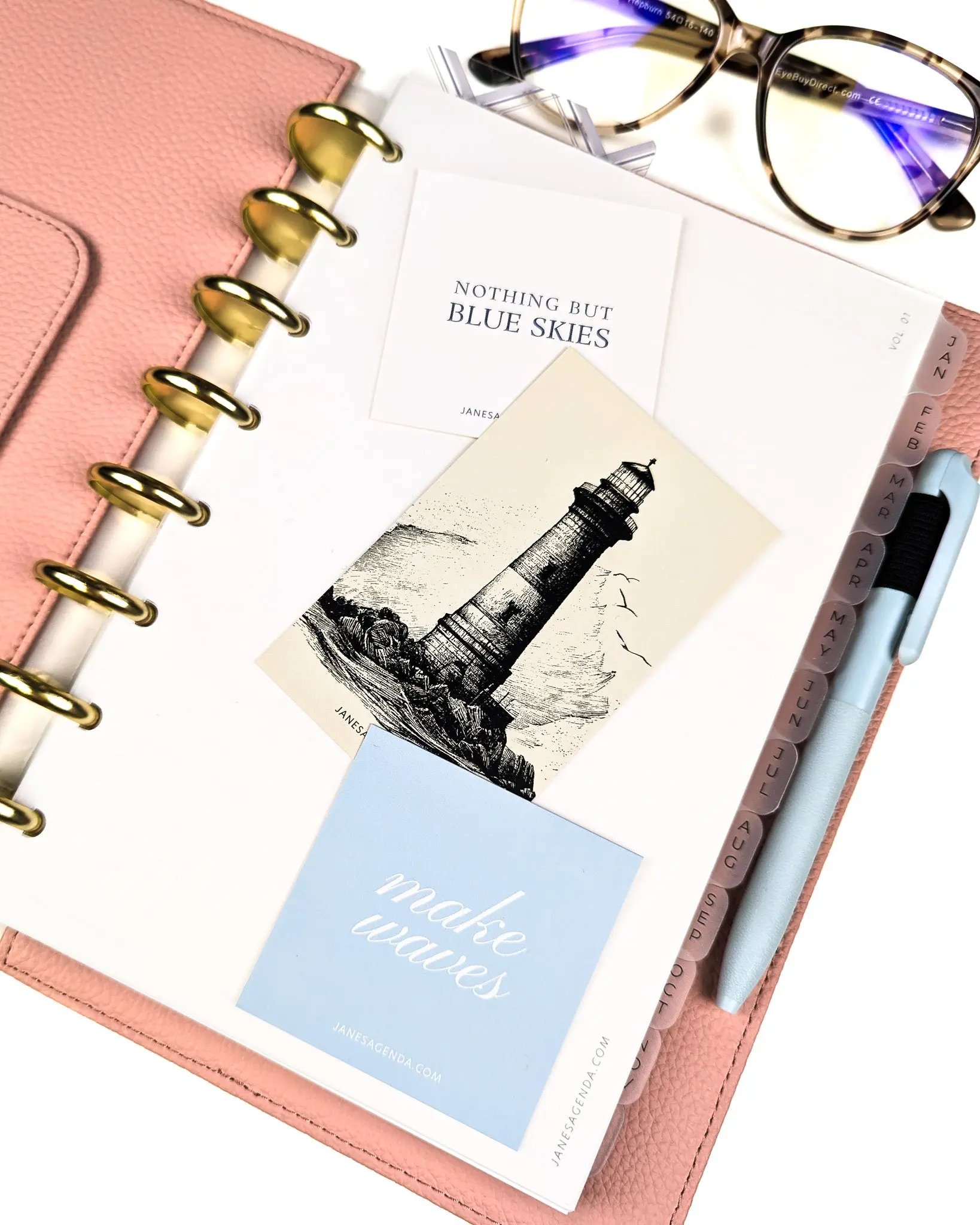 Inspirational Quote Cards | Set of 3 | Make Waves