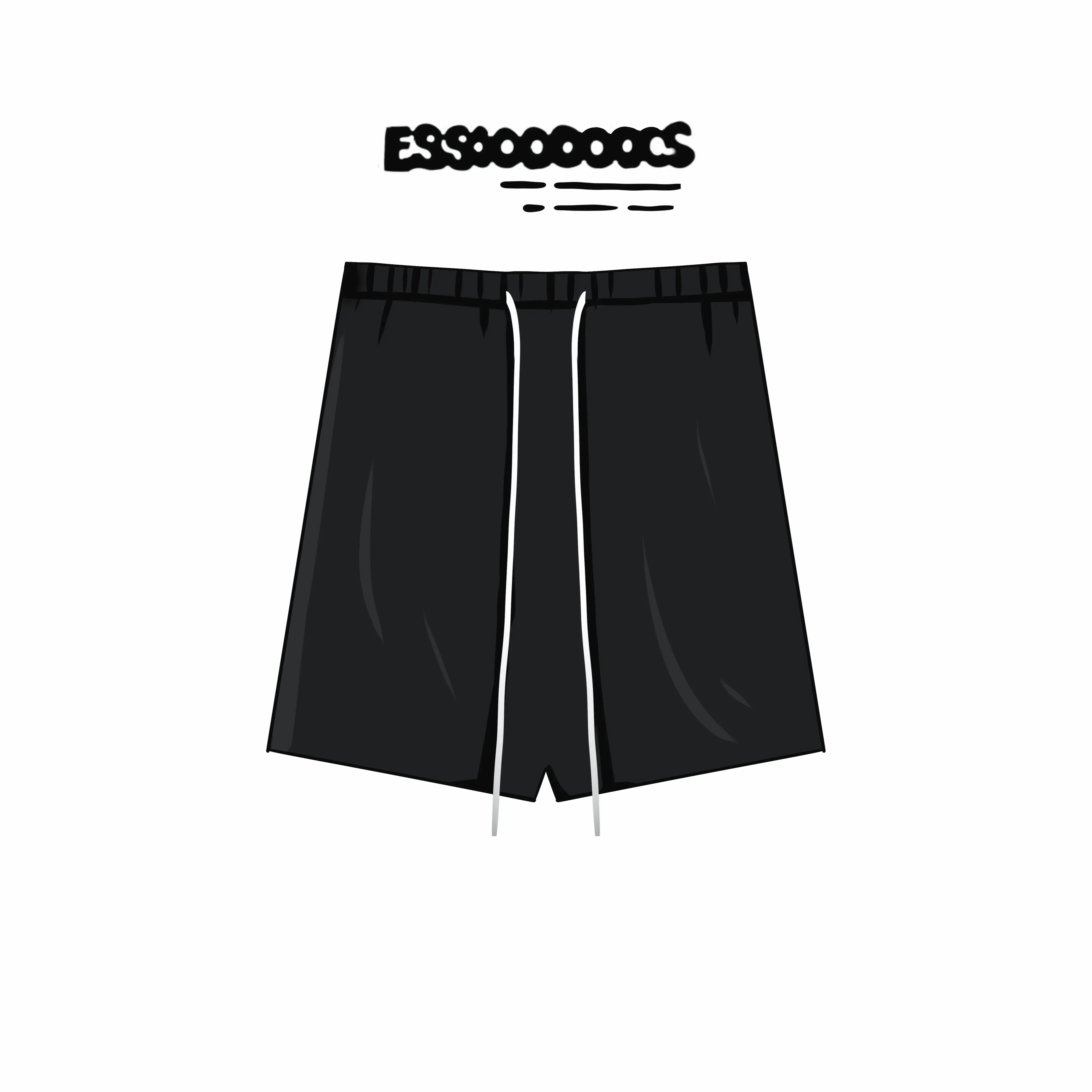 Men's Essentials StreetwearShorts  - Loose-Fit, , Relaxed Waist,  Light Oatmeal Fabric, Breathable, Plain, Length, Mix and Match Men's Shorts