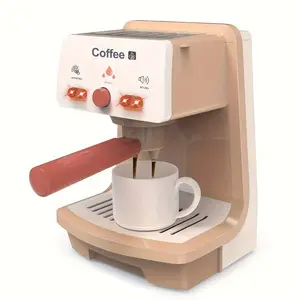 Pretend Play Coffee Maker and Bread Machine Set, Play Kitchen Accessories, Realistic Kitchen Toys for Role-Playing Parent-Child Interaction Gift