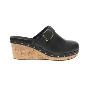 Corkys Womens Who Knew Studded Slip On Clogs Casual - Black