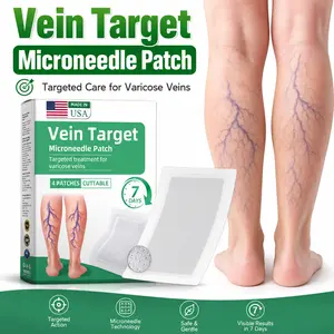 Kriglix Varicose Vein Microdarts Patch relieve and repair varicose vein symptoms- Made in USA, 4 Patches