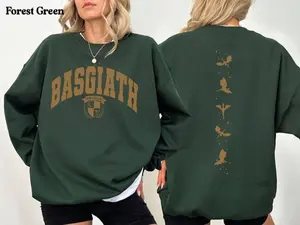 [ Deal For You ] Fourth Wing Double-Sided Sweater, Basgiath War College Shirt, Dragon Rider Sweatshirt, Bookish Sweater, Empyrean Series, Fourth Wing Shirt Pullover