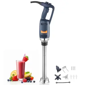 Commercial Immersion Blender 350W Heavy-Duty Hand Blender for Soup, Sauces, Purees, Stick Blender with Multi-Speed Control, Durable Stainless Steel Shaft and Blades, Ergonomic Grip, Quick Attachments, Dishwasher Safe