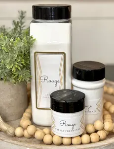 Rouge Luxury Carpet Freshener - Highly Scented Baccarat Rouge Scented Perfume for Household Use in Mini, Regular, & Jumbo Sizes Fragrance