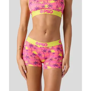 PSD Womens Barbie Palms Boy Short Underwear - Comfortable, Breathable, Ultra-light Fabric