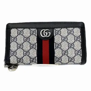 Pre-owned GUCCI Canvas Small Leather Goods Ophidia GG Supreme Wallet