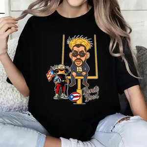 Unisex🏈 100% Cotton BENITO Bowl Halftime Short Sleeve T-Shirt Single-Sided Print LX Trophy Contender Graphic Tee Casual Soft Cotton Short Sleeve Top Trendy Game Day Outfit Fan Wear Match Day Shirt Streetwear Sports Tee Classic Tee fits