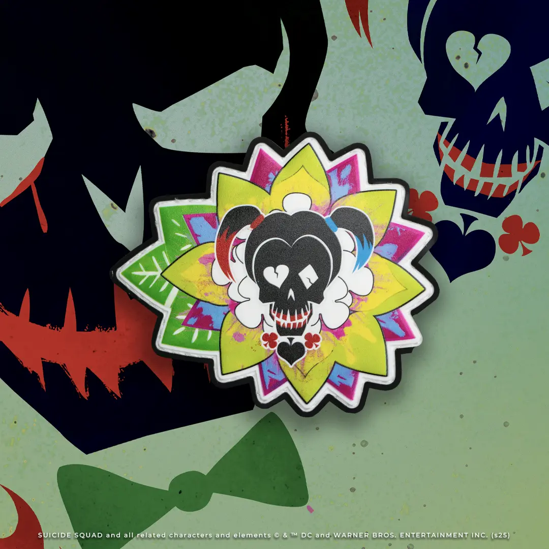 Suicide Squad Harley Skull Patch Sale