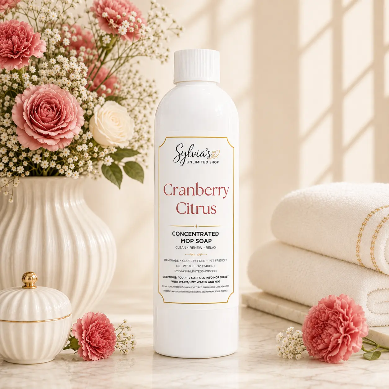 Cranberry & Citrus All Natural Mop Soap