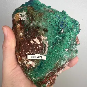 Chrysocolla & Malachite Raw Specimens - Chile