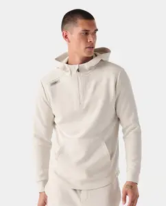 Hawthorne Tech Quarter Zip Hoodie Gray  Heather, Small