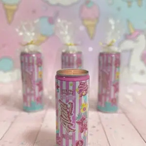 Alani Cotton Candy Candle - Sweet & Fun Scented Wax for Home Decor & Aromatherapy