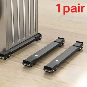 Movable Washer Base Lift Stand, Easy Move Casters for Refrigerator and Cabinet, Moving Tool Kit for Hardwood, Laminate, Carpet Floors