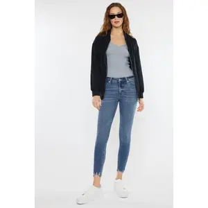 KanCan Mid Rise Ankle Skinny Jean