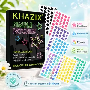 Waterproof Acne Patches, 280/840 Pieces Per Box, Alcohol-Free, Mild & Non-Irritating, Contains Salicylic Acid & Tea Tree Oil, 24-Hour Protection