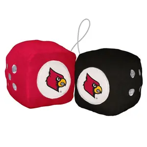 212 MAIN Fuzzy Texture Dice Shape Hanging Set, Sports Collectible Decoration, Accessories for Car