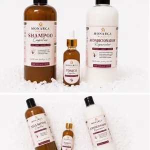 Monarca Anti-Dandruff Hair Care Set | Scalp Treatment for Flakes, Itch & Hair Fall (Shampoo + Conditioner + Tonic)