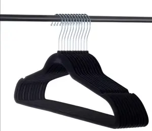 30 Pack Slim Velvet Hanger, Non-Slip Clothes Hangers with Shoulder Notches, 360° Swivel Hooks, Heavy Duty Coat Suit Hangers for Closet Space Saving