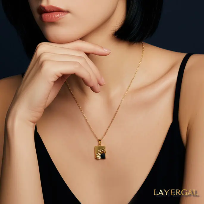 LG017 Sunlit Bloom Pendant Necklace LG017 Sunlit Bloom Pendant Necklace