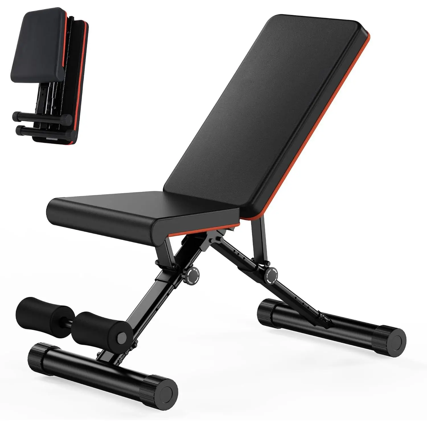 Adjustable Weight Bench for Home Gym - Heavy-Duty Foldable Incline-Decline Bench with 795lbs Capacity for Full Body Strength Training