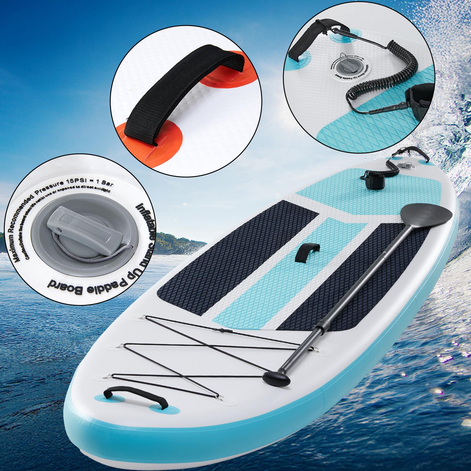 Inflatable Stand Up Paddle Board with SUP Accessories, Anti-Slip EVA Deck, 10’6’’ Inflatable Paddle Boards for Adults & Youth of All Skill Levels Inflatable Stand Up Paddle Boards 10 ft 5 in with Premium SUP Paddle Board Accessories