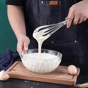 Manual Egg Beater Egg Stick Mixer Egg Beater Cream Egg Baking Egg Mixing Artifact Household Baking Tools Stainless Steel