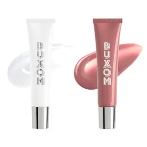 BUXOM Power-Full Plumping Peptide Duo - Lip Tint + Peptide Lip Treatment - 36HR Hydration