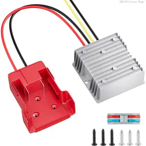 18V to 12V Step-Down Converter for Milwaukee M18 Adapter, DC 12V 20A 240W Buck Converter Regulator for Golf Carts, RC,, LampsAB14Veloura Home