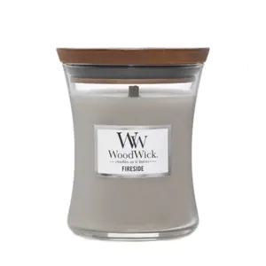 WoodWick Fireside - Medium Hourglass candle Decor Gift