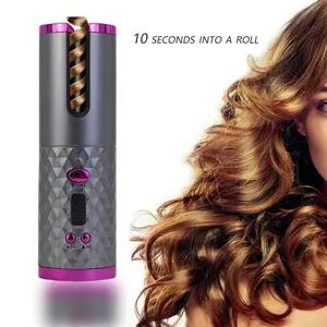 2026 Upgrade VersionPortable Automatic Hair Curler, Wireless Rechargeable Curling Iron Ideal Hair Curling Iron Wand Curling Iron For Travel, Home And Various Occasions Gift For WomenTikTokMadeMeBuyIt