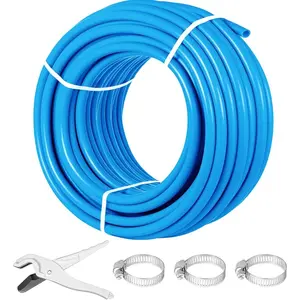 VEVOR PEX Pipe, 1 Inchx 500 FT Tubing, Non Oxygen Barrier White B Pipe, Flexible Water Line for RV Sewer Hose, Plumbing, Radiant HeatingVEVOR Super Brand Day