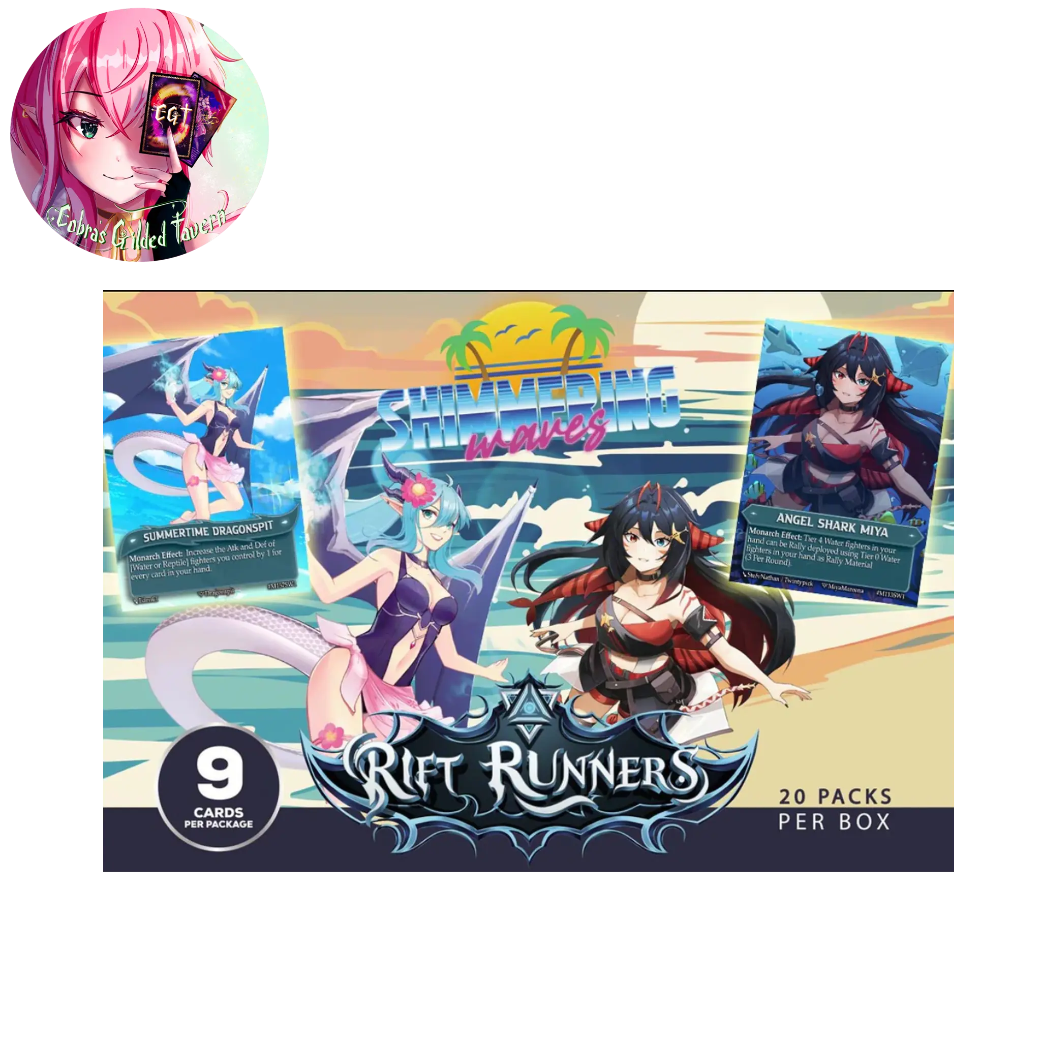 Shimmering Waves | English Rift Runners V-Tuber TCG