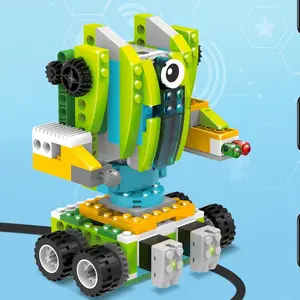 Birthday Gift STEM Building Blocks Toy, Electric Remote-Controlled Programmable Smart Toy,  for kids Robot Master Premium