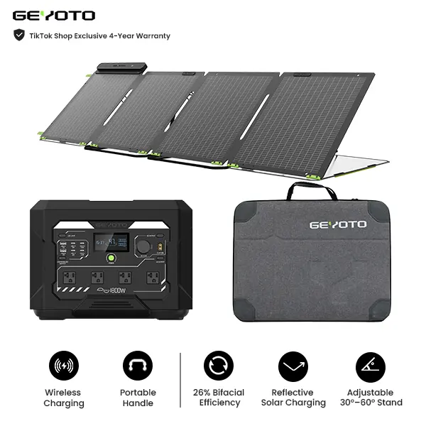N1000 +S200｜Max Solar Generator Kit 200W
