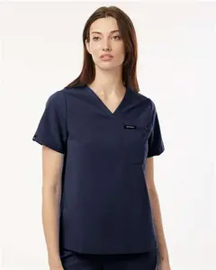 Jaanuu W10001 Women's Rhena Essential 1-Pocket Scrub V-Neck Top