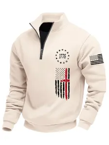 Men's Fall Winter Hoodie Sweatshirt with Zipper Design, Casual Fitted Style, Comfortable Fabric, Trendy Plain Pattern, Perfect for Daily Wear